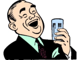 Sticker Custom Preview Image #054651 Entertainment Dining Man Enjoyinga Drink1