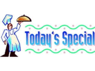 Sticker Custom Preview Image #054704 Entertainment Dining Todays Special