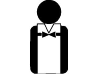 Sticker Custom Preview Image #054711 Entertainment Dining Waiter06