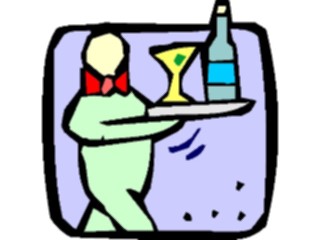 Sticker Custom Preview Image #054732 Entertainment Dining Waiter27