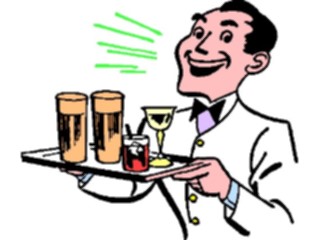 Sticker Custom Preview Image #054736 Entertainment Dining Waiter31