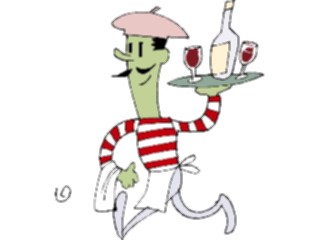Sticker Custom Preview Image #054741 Entertainment Dining Waiter36