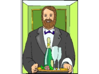 Sticker Custom Preview Image #054751 Entertainment Dining Waiter46