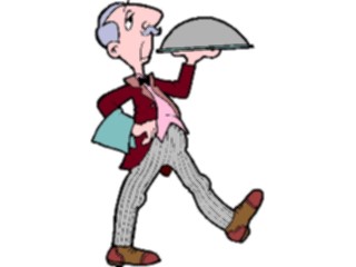 Sticker Custom Preview Image #054752 Entertainment Dining Waiter47