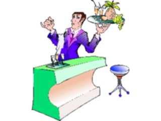 Sticker Custom Preview Image #054754 Entertainment Dining Waiter49