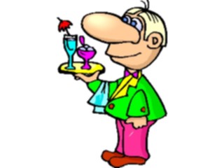Sticker Custom Preview Image #054755 Entertainment Dining Waiter50
