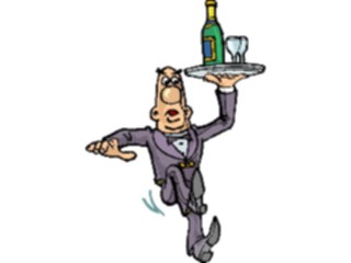 Sticker Custom Preview Image #054758 Entertainment Dining Waiter53