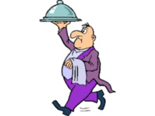 Sticker Custom Preview Image #054765 Entertainment Dining Waiter60