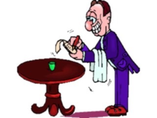 Sticker Custom Preview Image #054767 Entertainment Dining Waiter62