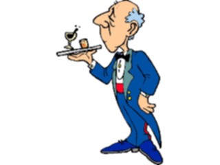 Sticker Custom Preview Image #054772 Entertainment Dining Waiter67