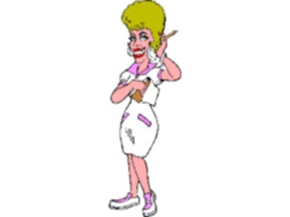 Sticker Custom Preview Image #054791 Entertainment Dining Waitress07