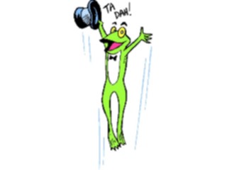 Sticker Custom Preview Image #055228 Entertainment Miscellaneous Entertainer Frog