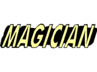 Sticker Custom Preview Image #055279 Entertainment Miscellaneous Magician Title