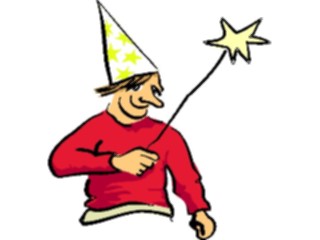 Sticker Custom Preview Image #055280 Entertainment Miscellaneous Magician Wand