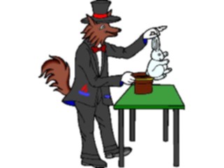 Sticker Custom Preview Image #055281 Entertainment Miscellaneous Magician Wolf1