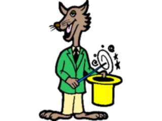 Sticker Custom Preview Image #055282 Entertainment Miscellaneous Magician Wolf2