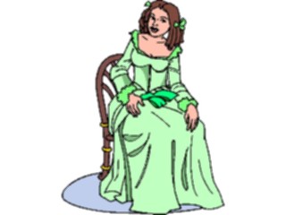 Sticker Custom Preview Image #055373 Fantasy Medieval Images18th Century Girl