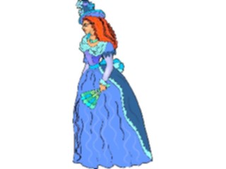 Sticker Custom Preview Image #055378 Fantasy Medieval Images18th Century Woman1