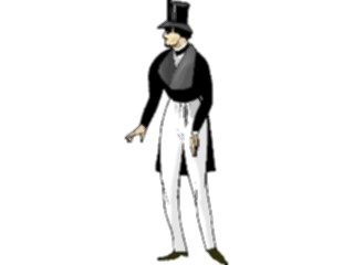 Sticker Custom Preview Image #055382 Fantasy Medieval Images19th Century Tuxedo1