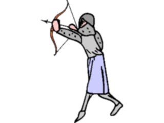 Sticker Custom Preview Image #055390 Fantasy Medieval Images Archer01