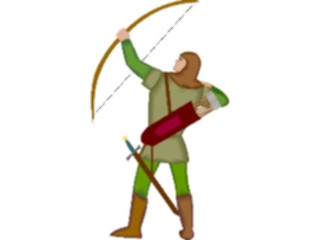 Sticker Custom Preview Image #055395 Fantasy Medieval Images Archer06