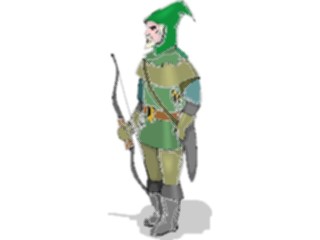 Sticker Custom Preview Image #055399 Fantasy Medieval Images Archer10