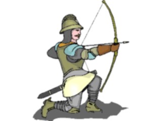 Sticker Custom Preview Image #055403 Fantasy Medieval Images Archer14