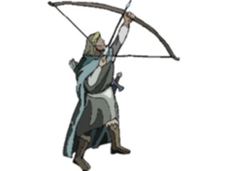 Sticker Custom Preview Image #055404 Fantasy Medieval Images Archer15