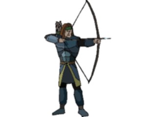 Sticker Custom Preview Image #055407 Fantasy Medieval Images Archer18