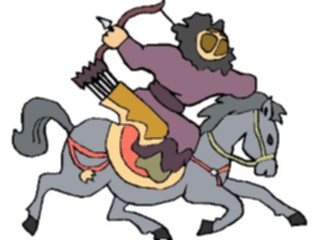 Sticker Custom Preview Image #055411 Fantasy Medieval Images Archeron Horseback2