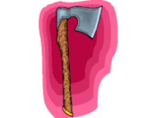 Sticker Custom Preview Image #055420 Fantasy Medieval Images Axe3