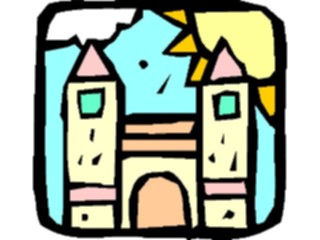 Sticker Custom Preview Image #055470 Fantasy Medieval Images Castle07