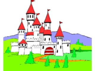 Sticker Custom Preview Image #055481 Fantasy Medieval Images Castle18