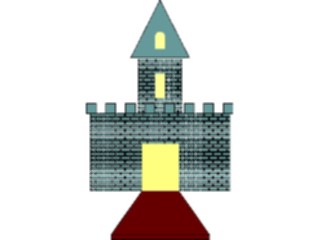 Sticker Custom Preview Image #055536 Fantasy Medieval Images Castle Front