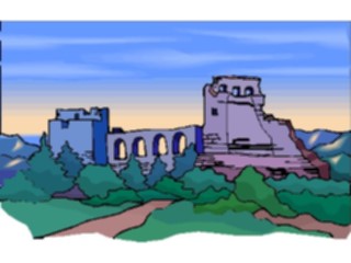 Sticker Custom Preview Image #055541 Fantasy Medieval Images Castle Ruins