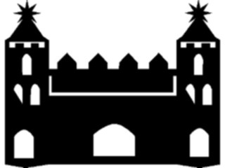 Sticker Custom Preview Image #055547 Fantasy Medieval Images Castle Silhouette06