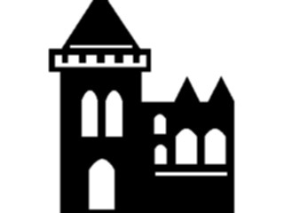 Sticker Custom Preview Image #055556 Fantasy Medieval Images Castle Silhouette15