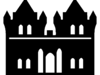 Sticker Custom Preview Image #055557 Fantasy Medieval Images Castle Silhouette16