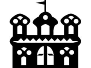 Sticker Custom Preview Image #055559 Fantasy Medieval Images Castle Silhouette18