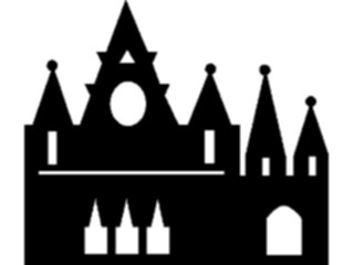 Sticker Custom Preview Image #055562 Fantasy Medieval Images Castle Silhouette21