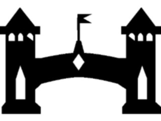 Sticker Custom Preview Image #055567 Fantasy Medieval Images Castle Silhouette26