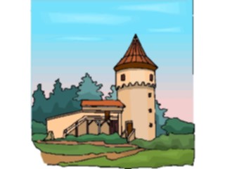 Sticker Custom Preview Image #055573 Fantasy Medieval Images Castle Small