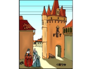 Sticker Custom Preview Image #055574 Fantasy Medieval Images Castle Wall