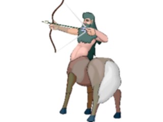 Sticker Custom Preview Image #055595 Fantasy Medieval Images Centaurwith Bow