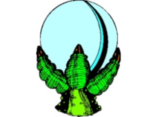 Sticker Custom Preview Image #055602 Fantasy Medieval Images Claw Crystal Ball