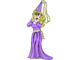 Sticker Custom Preview Image #055727 Fantasy Medieval Images Damsel