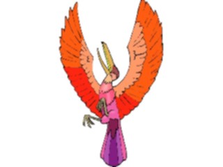 Sticker Custom Preview Image #055737 Fantasy Medieval Images Demon Bird