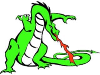 Sticker Custom Preview Image #055755 Fantasy Medieval Images Dragon006