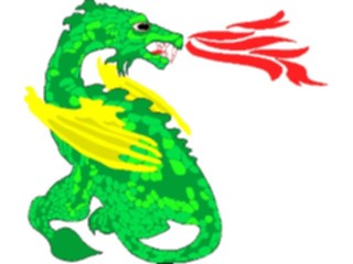 Sticker Custom Preview Image #055759 Fantasy Medieval Images Dragon010