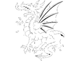 Sticker Custom Preview Image #055760 Fantasy Medieval Images Dragon011